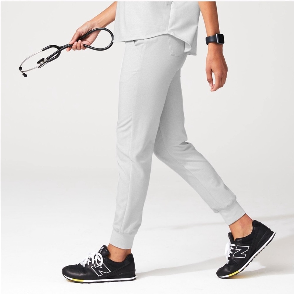 Figs Zamora Joggers Petite Space Grey